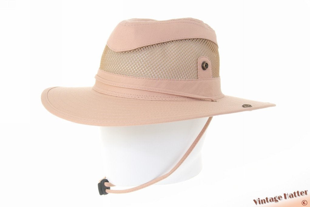 Ventilerende Australische hoed rozig beige katoen 57, 58, 59, Ophalen of Verzenden, Nieuw, 58 of 59 cm (L, 7¼ of ⅜ inch), Hoed