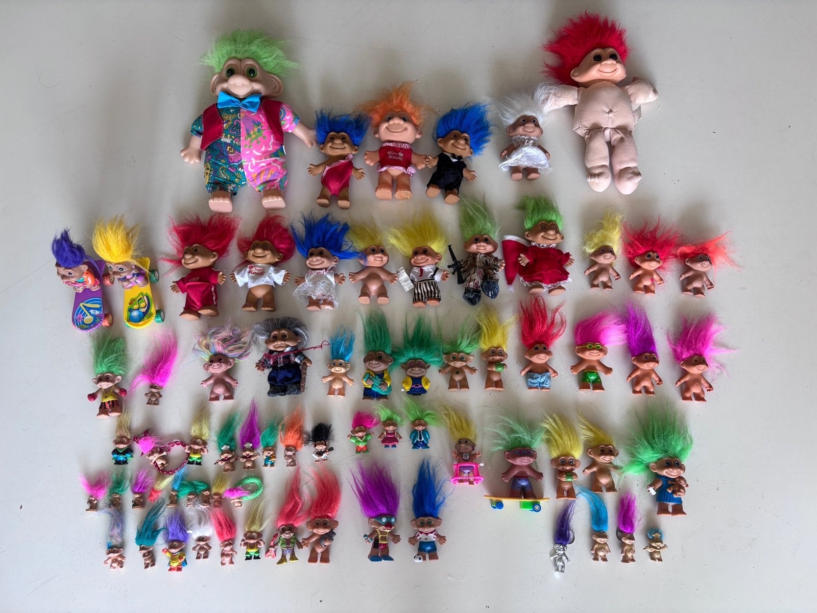 Grote collectie Troll Dolls - Diverse maten en stijlen, Ophalen of Verzenden, Gebruikt