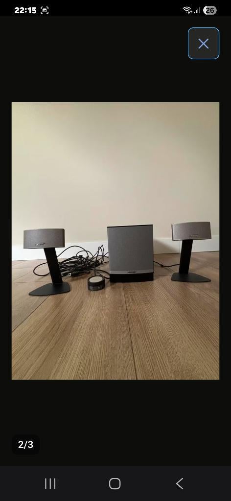 Bose Companion 50 speakerset nieuwe model, Ophalen, Zo goed als nieuw, Audiokanaal 3.1, Bose