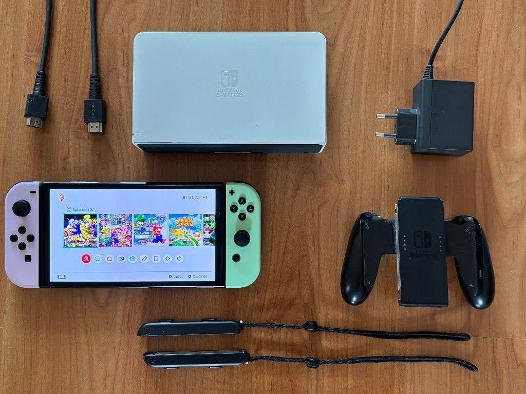 Nintendo Switch OLED – Compleet, Ophalen of Verzenden, Refurbished, Met 1 controller, Switch OLED