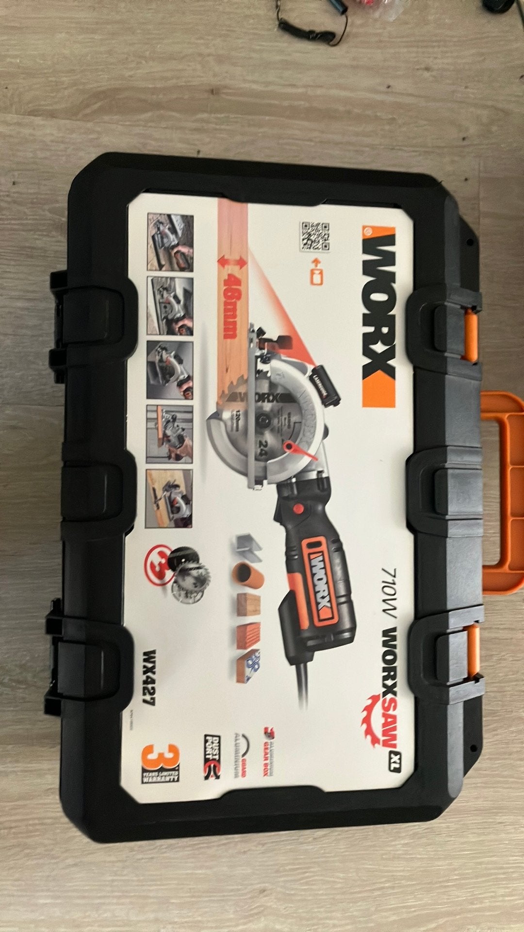 Worx WX427, Ophalen, Zo goed als nieuw
