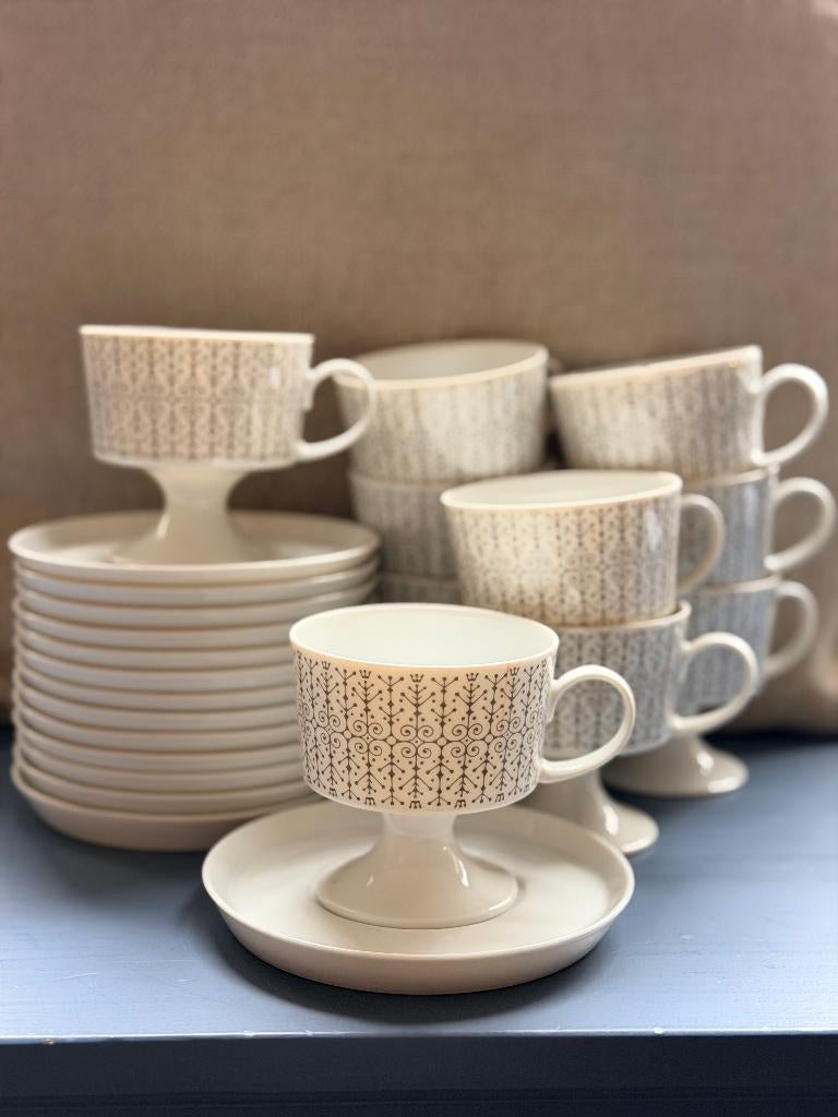 Rosenthal Servies kopjes en schoteltjes, Ophalen, Gebruikt, Overige stijlen, Kop(pen) en/of Schotel(s)