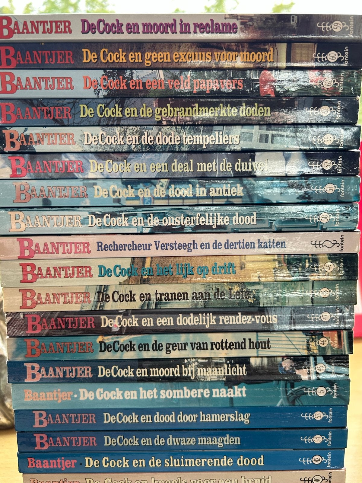 Baantjer boeken - 22 stuks - De Cock en..., Ophalen, Gelezen
