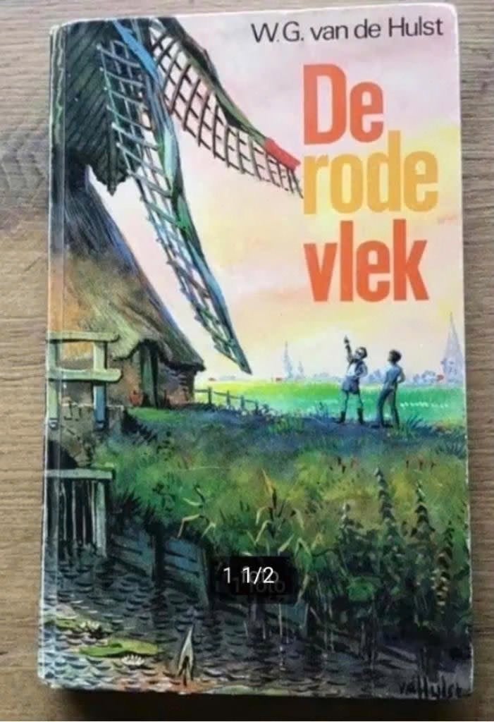 De rode vlek door W.G.van de Hulst, Ophalen of Verzenden, Gelezen, Fictie algemeen