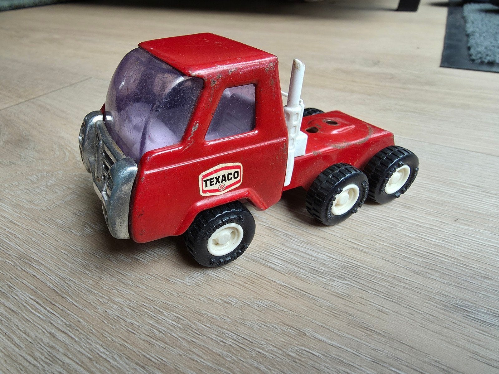 Vintage Texaco Speelgoed Vrachtwagen - Rood, Kinderen en Baby's, Ophalen of Verzenden, Gebruikt