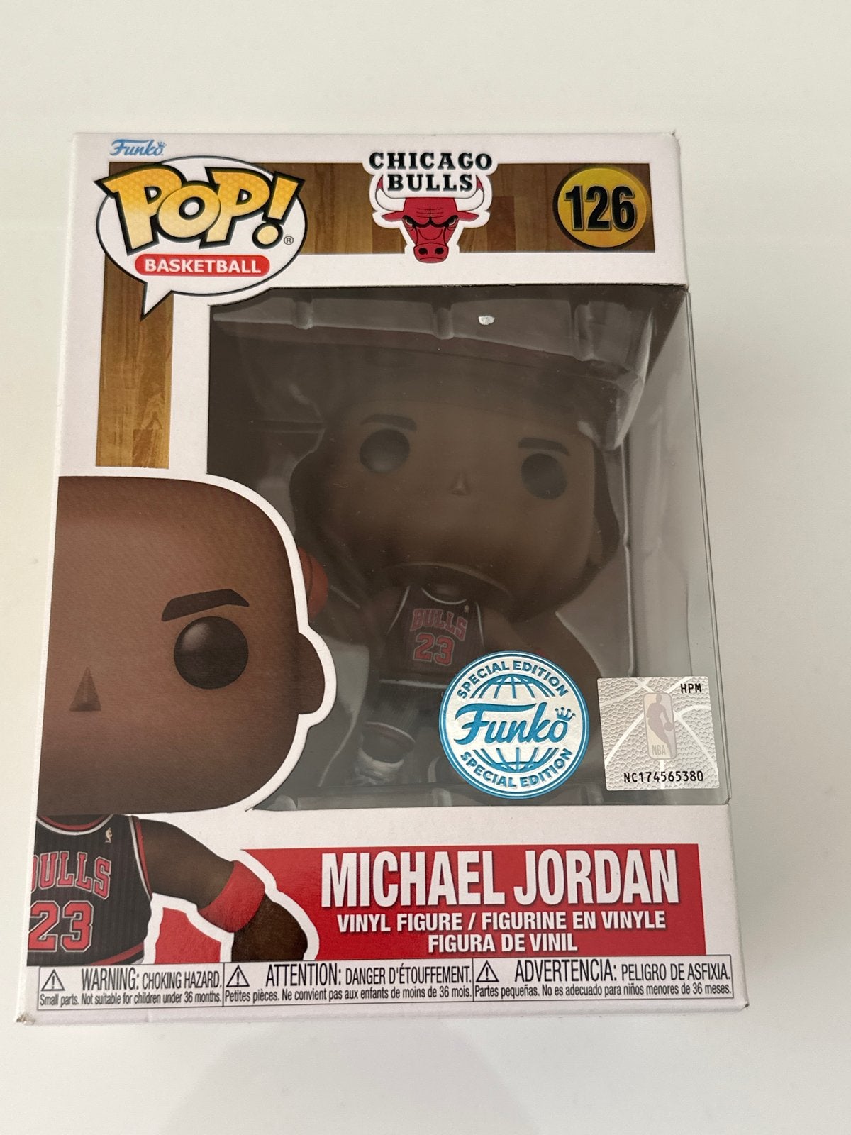 Funko Pop! Michael Jordan Chicago Bulls Special Edition, Ophalen of Verzenden, Nieuw
