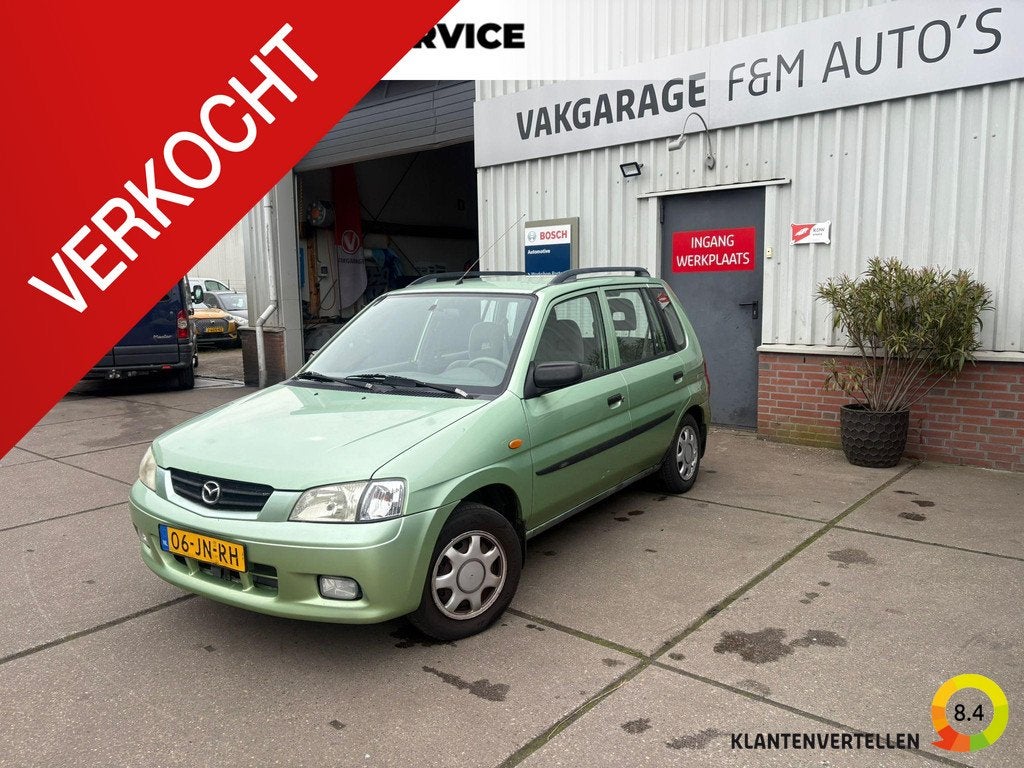 Mazda Demio 1.3 Comfort EXPORT ONLY!, Auto's, Mazda, Bedrijf, Demio, Airbags, Alarm, Dakrails, Mistlampen, Startonderbreker, Trekhaak