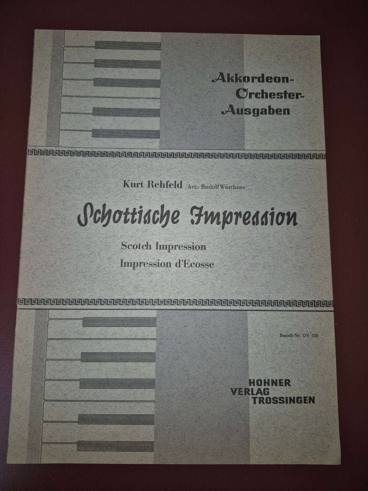 Schottische Impression - Akkordeon-Orkester Ausgaben, Muziek en Instrumenten, Bladmuziek, Gebruikt, Accordeon, Klassiek, Ophalen of Verzenden