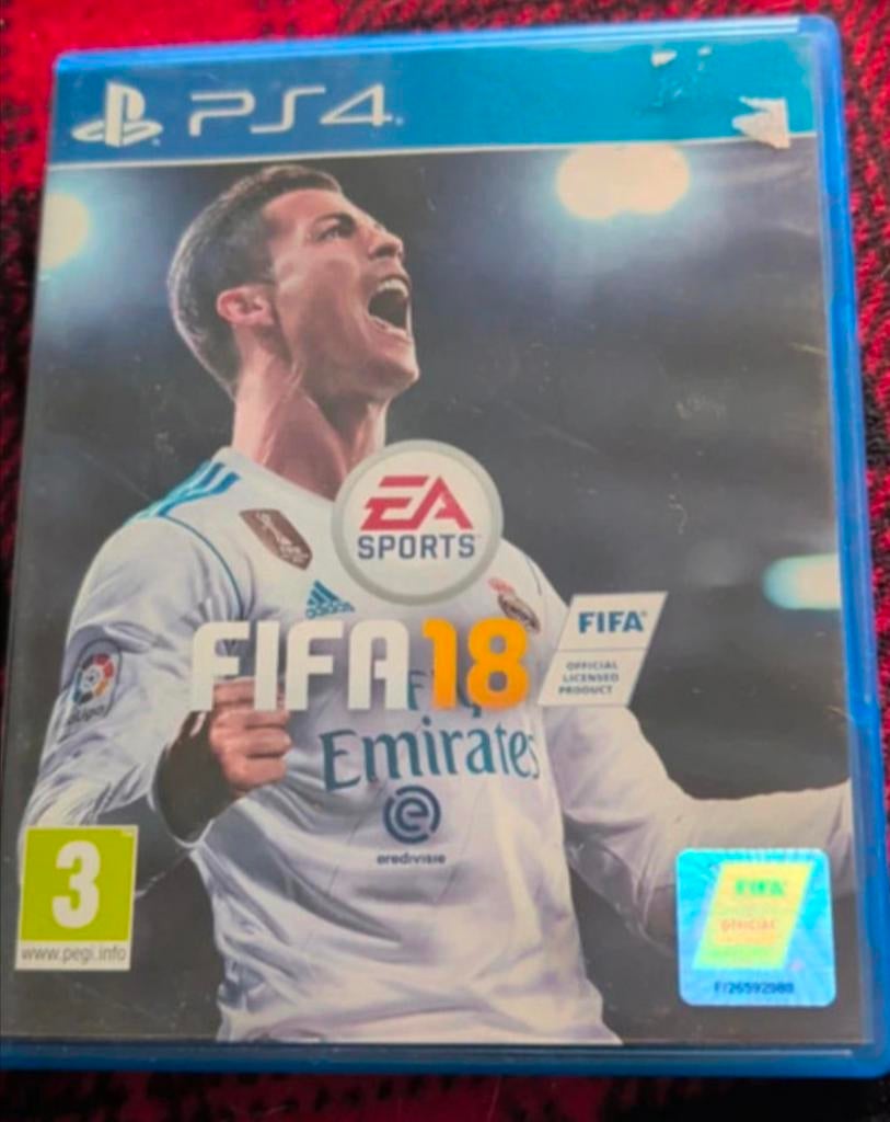 FIFA 18 PS4 - Voetbalgame met Cristiano Ronaldo, Ophalen of Verzenden, Zo goed als nieuw, Eén computer, Sport