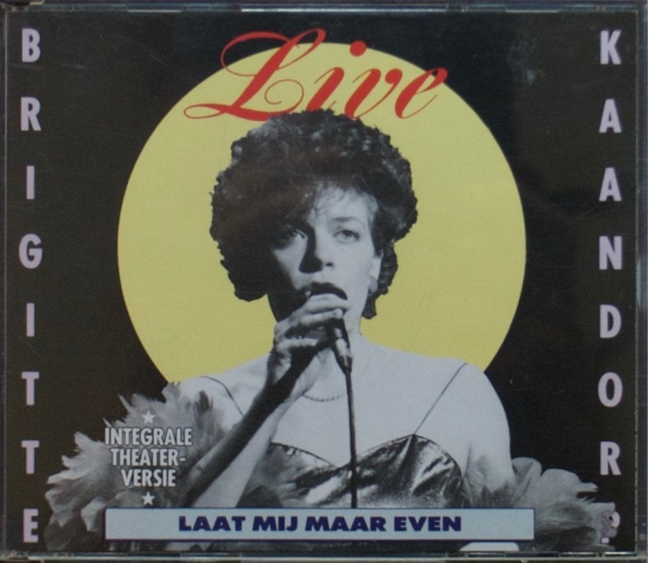 2cd Brigitte Kaandorp Laat mij maar even integrale theater, Ophalen of Verzenden, Gebruikt, Overige typen