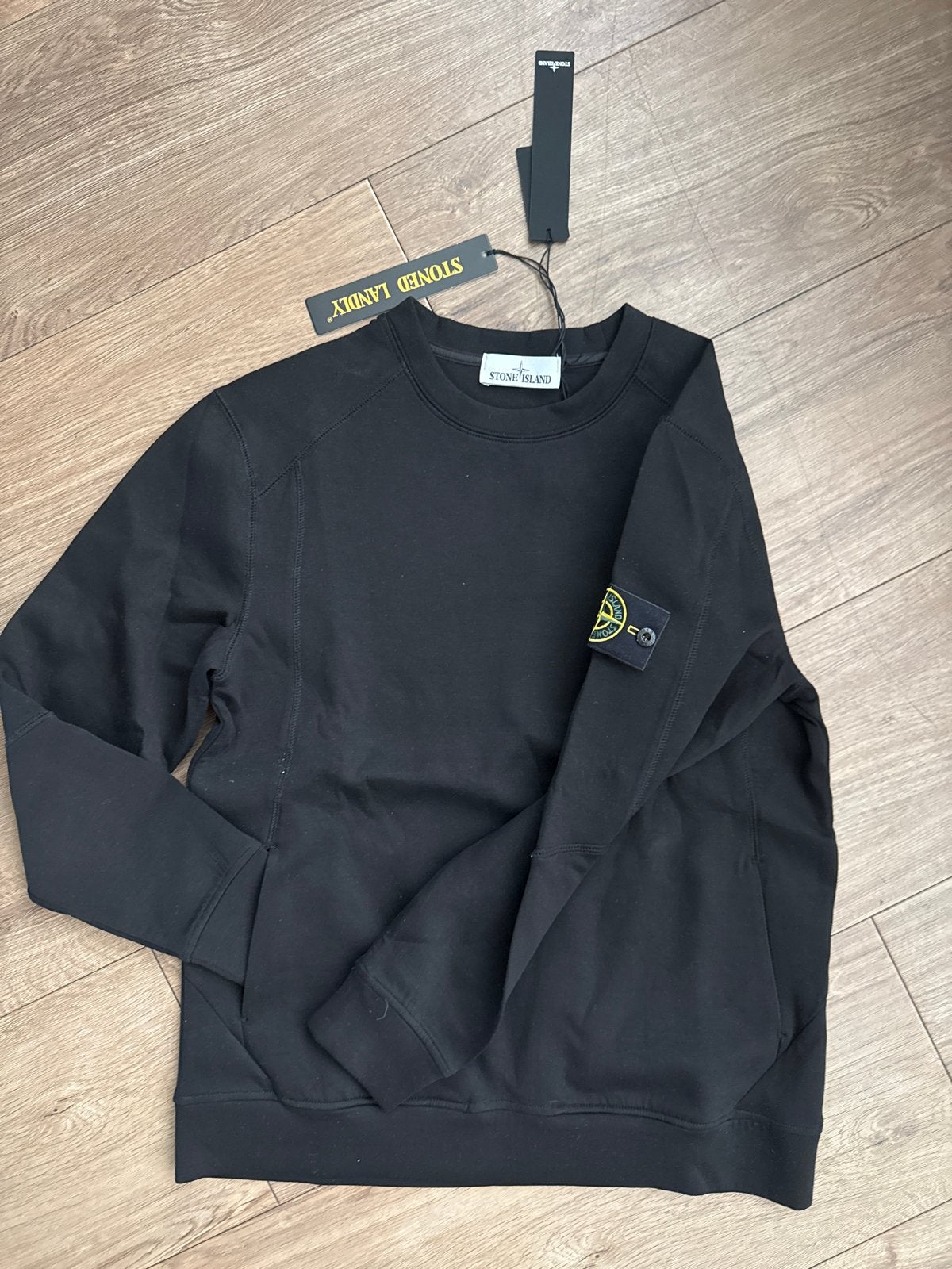 Stone Island Trui Zwart Maat M - Nieuw met labels, Kleding | Heren, Truien en Vesten, Ophalen of Verzenden, Nieuw, Maat 48/50 (M)