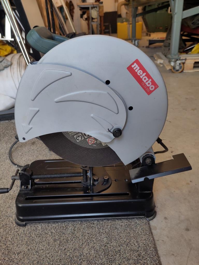 Metabo staal afkortzaag, Doe-het-zelf en Verbouw, Gereedschap | Zaagmachines, Gebruikt, Ophalen of Verzenden, Afkortzaag, 30 tot 70 mm