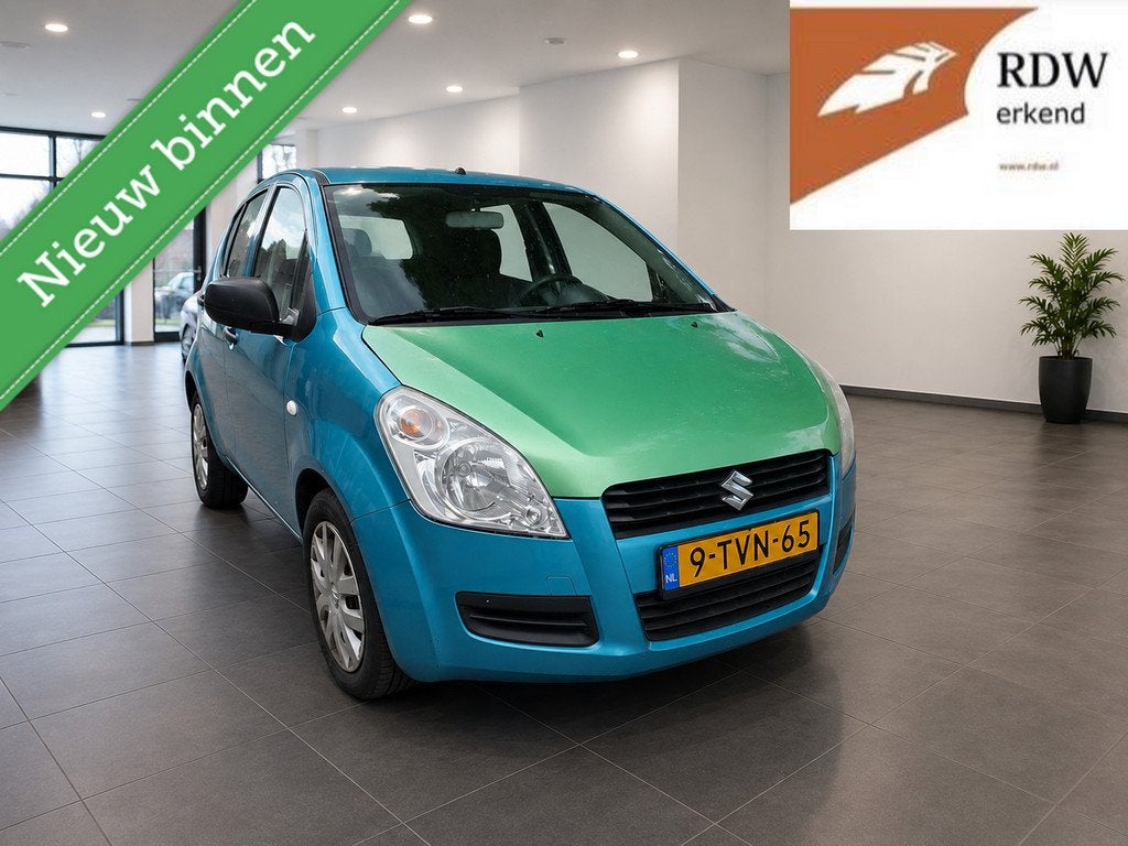 Suzuki Splash 1.0 Trend 5drs 2009 193dkm CV/Elek pakket, Auto's, Gebruikt, 31 €/maand, Blauw, 996 cc