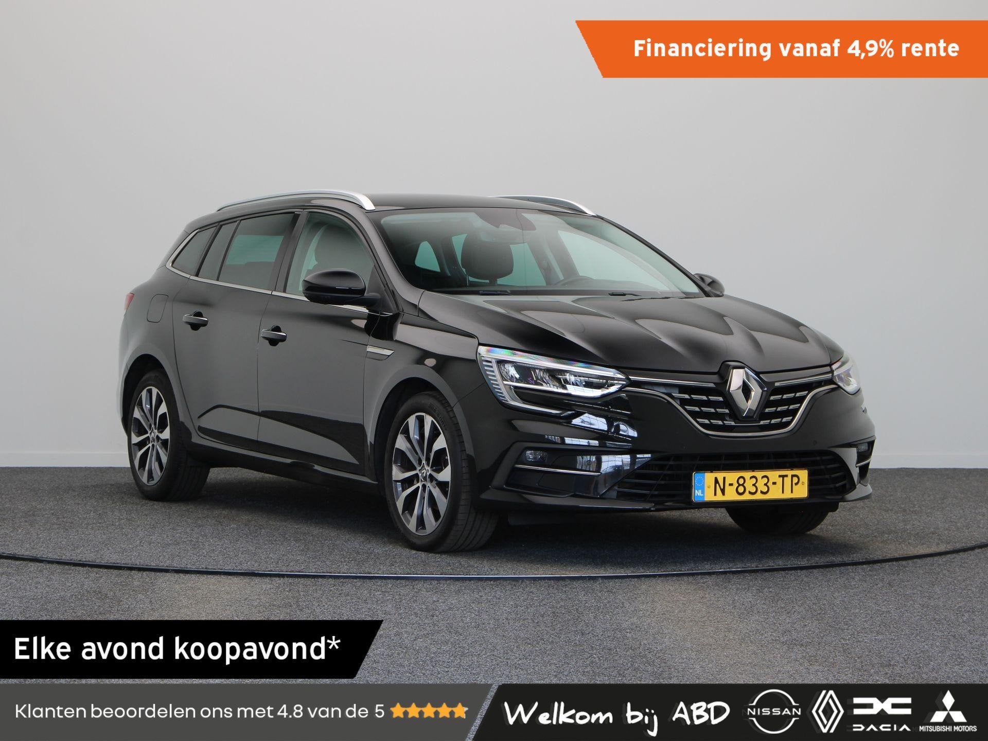 Renault Mégane Estate 140pk TCe Intens | Volledig lederen i, Auto's, Renault, Voorwielaandrijving, Gebruikt, Euro 6, 4 cilinders