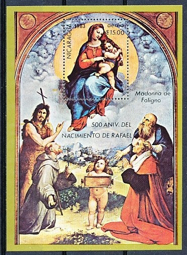 Nicaraqua 1983 M2440 blok 154 pf., Ophalen of Verzenden, Postfris, Midden-Amerika