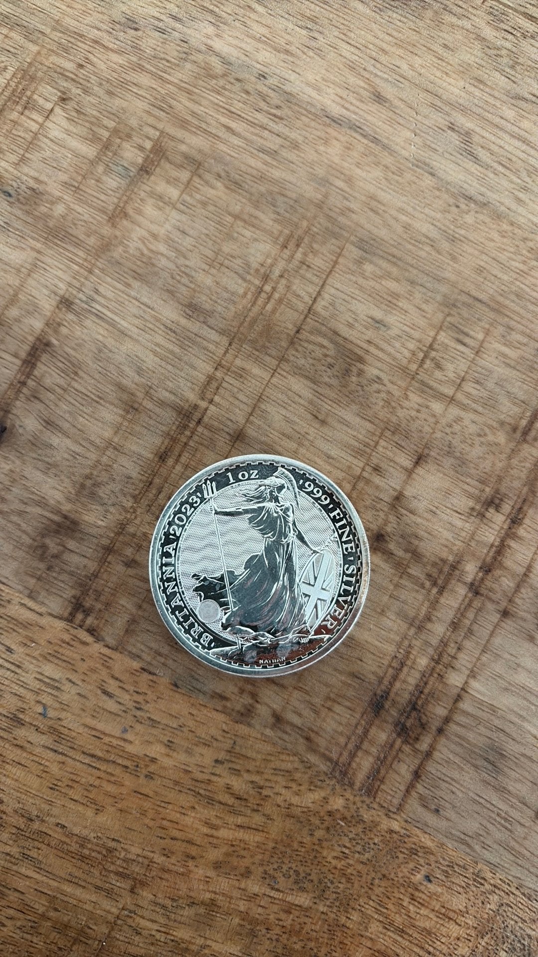 Zilveren 1 oz munt Britannia 2023, Verzenden, Zilver