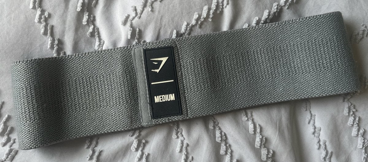 Gymshark Weerstandsband Medium - Grijs, Ophalen, Zo goed als nieuw, Benen, Weerstandband