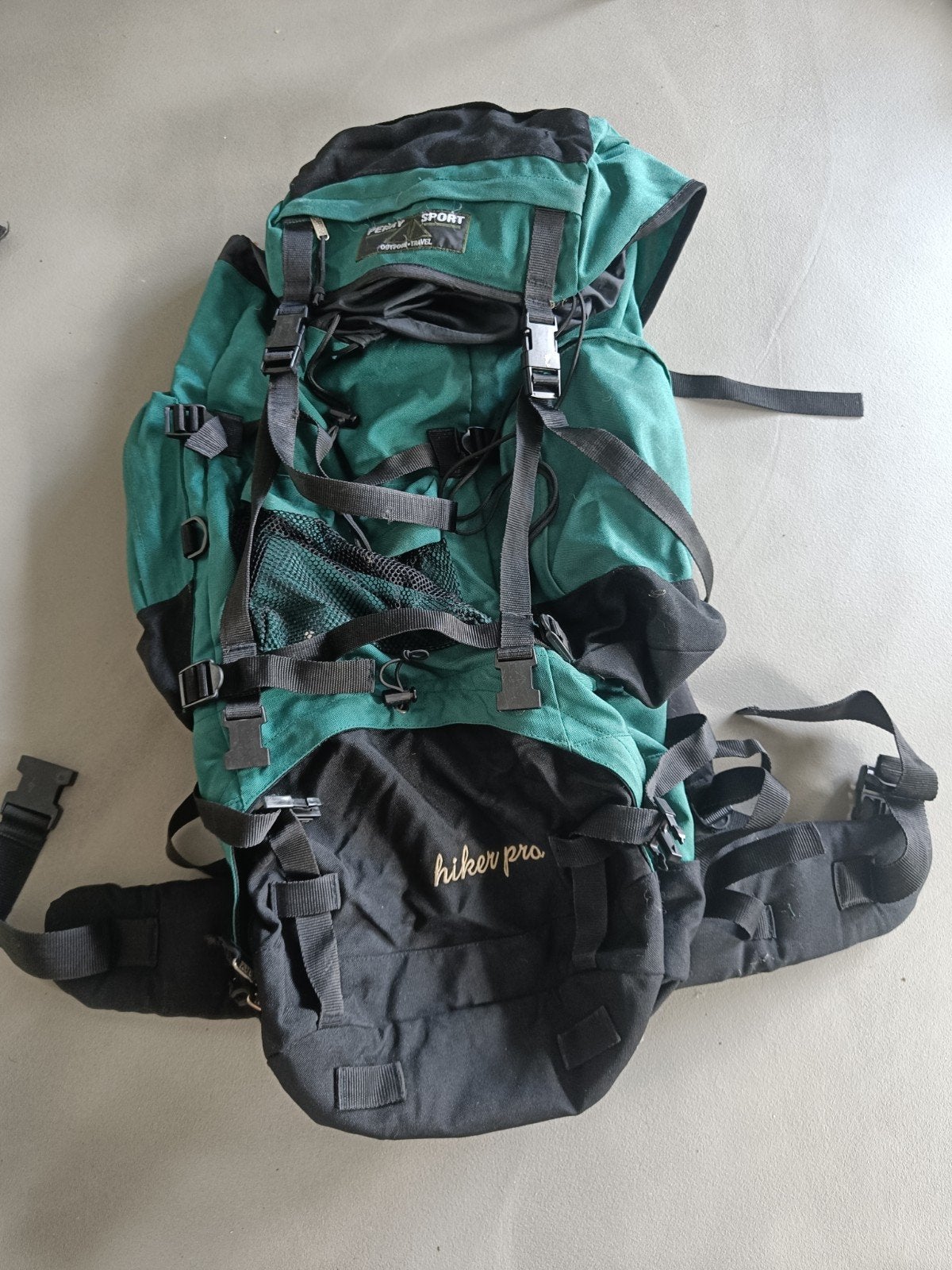 Grote Trekking Rugzak 70L met Zij- en Hoofdvakken, Overige merken, 40 cm of meer, Gebruikt, Ophalen of Verzenden