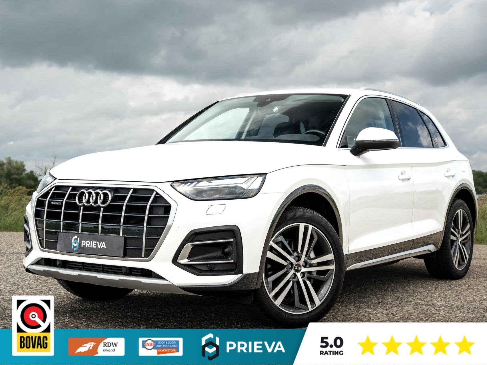 Audi Q5 50TFSIe 300Pk Quattro|3-Zone|20'Inch |ACC|TREK-HK|, Automaat, Dealer onderhouden, Stof, Gebruikt