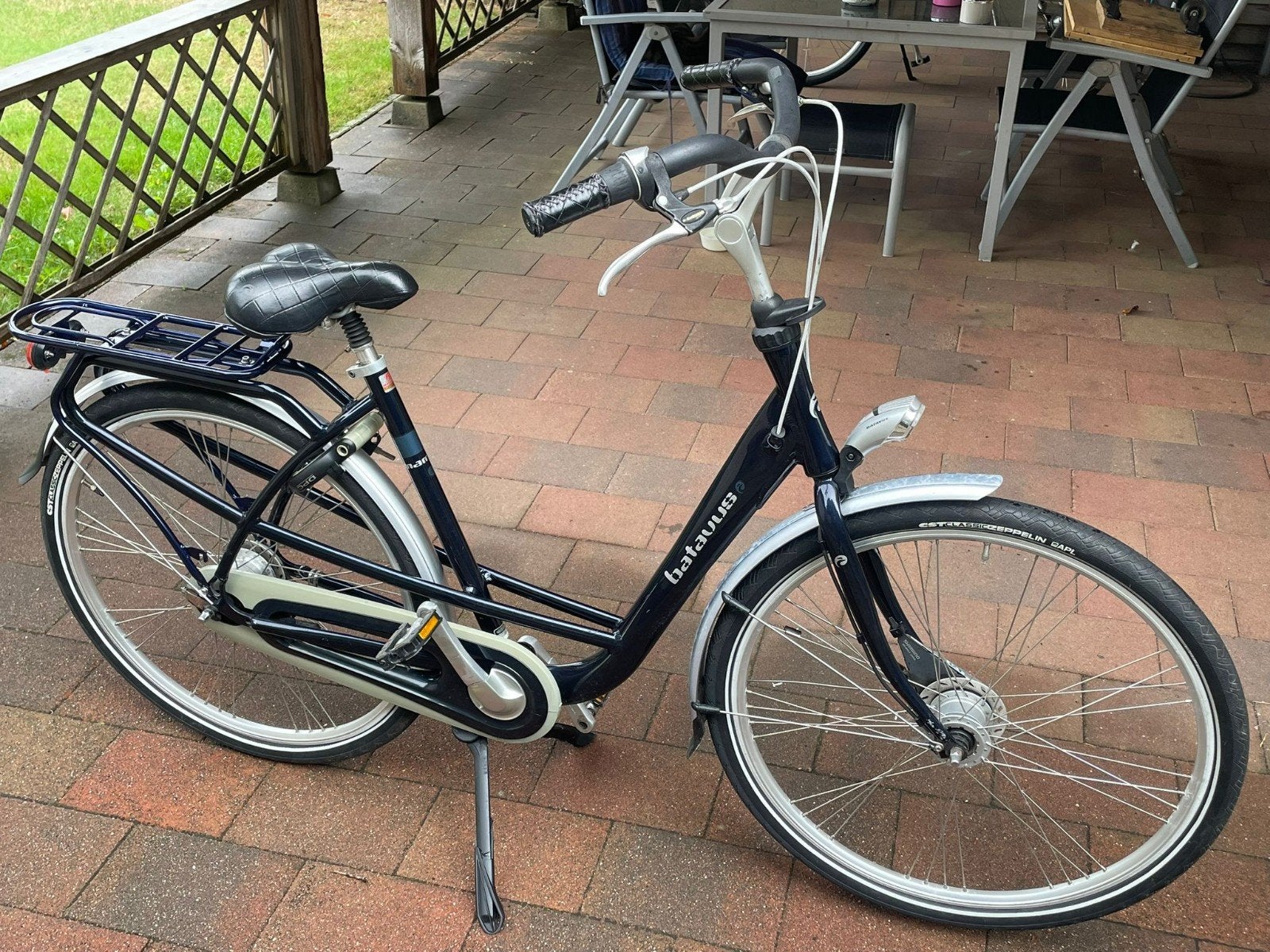Blauwe Batavus Mambo damesfiets 28 inch, Fietsen en Brommers, Fietsen | Dames | Damesfietsen, Ophalen, 53 tot 56 cm, Versnellingen