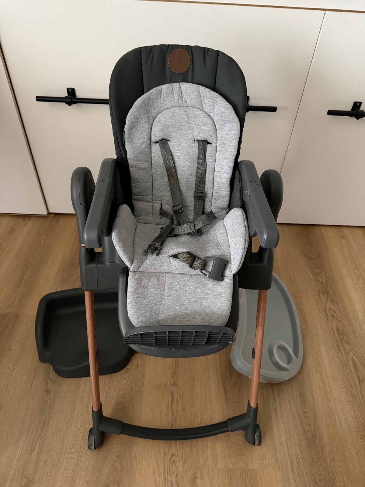 Maxi Cosi Minla meegroeistoel, Ophalen, Zo goed als nieuw, Meegroeistoel, Afneembaar eetblad