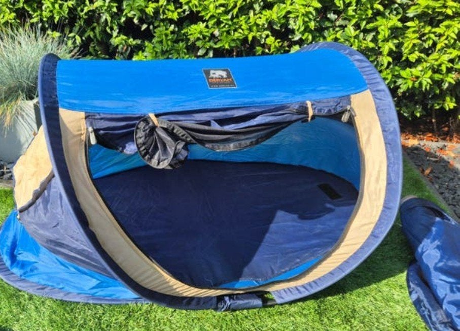Deryan Peuter Luxe Slaaptentje met Slaapzak, Caravans en Kamperen, Tenten, Ophalen of Verzenden, Tot en met 2