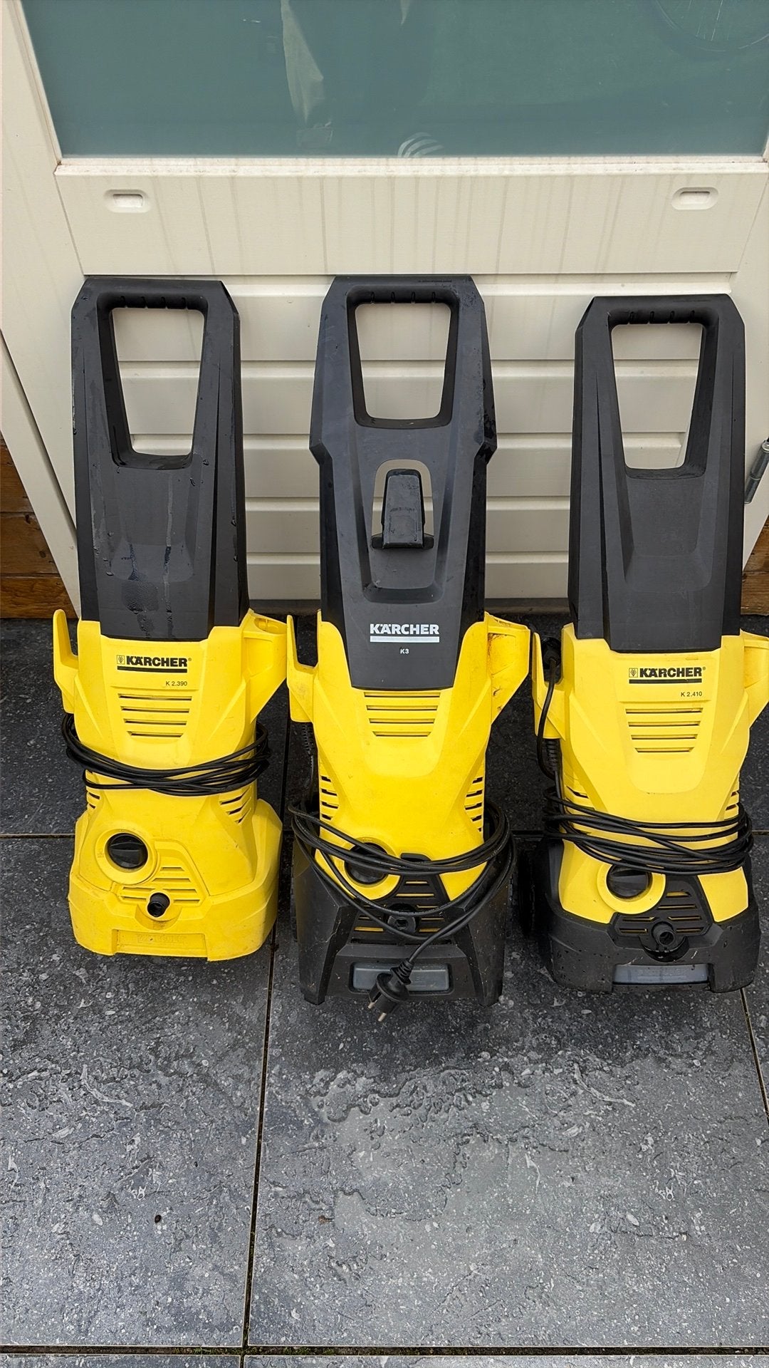 Kärcher K3 en K2 hogedrukreinigers - 3 stuks, Ophalen, Gebruikt, Elektrisch