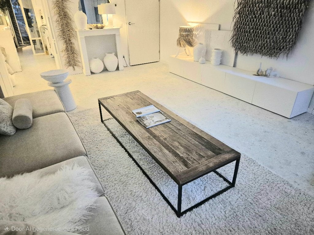 Robuuste stoere salontafel stoer oud hout Loods 5 VT Wonen, Ophalen, Aura Peeperkorn Hoffz Japandi Westwing Riviera Maison landelijk