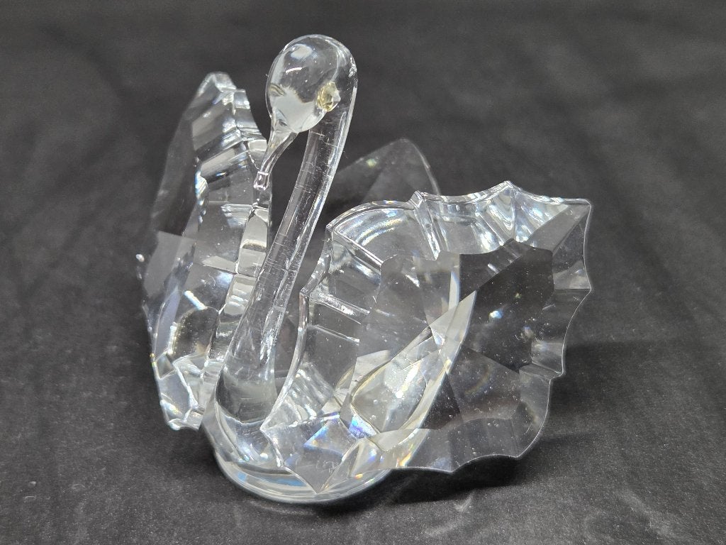 Swarovski kristallen zwaan met facetreflecties, Ophalen, Zo goed als nieuw, Figuurtje