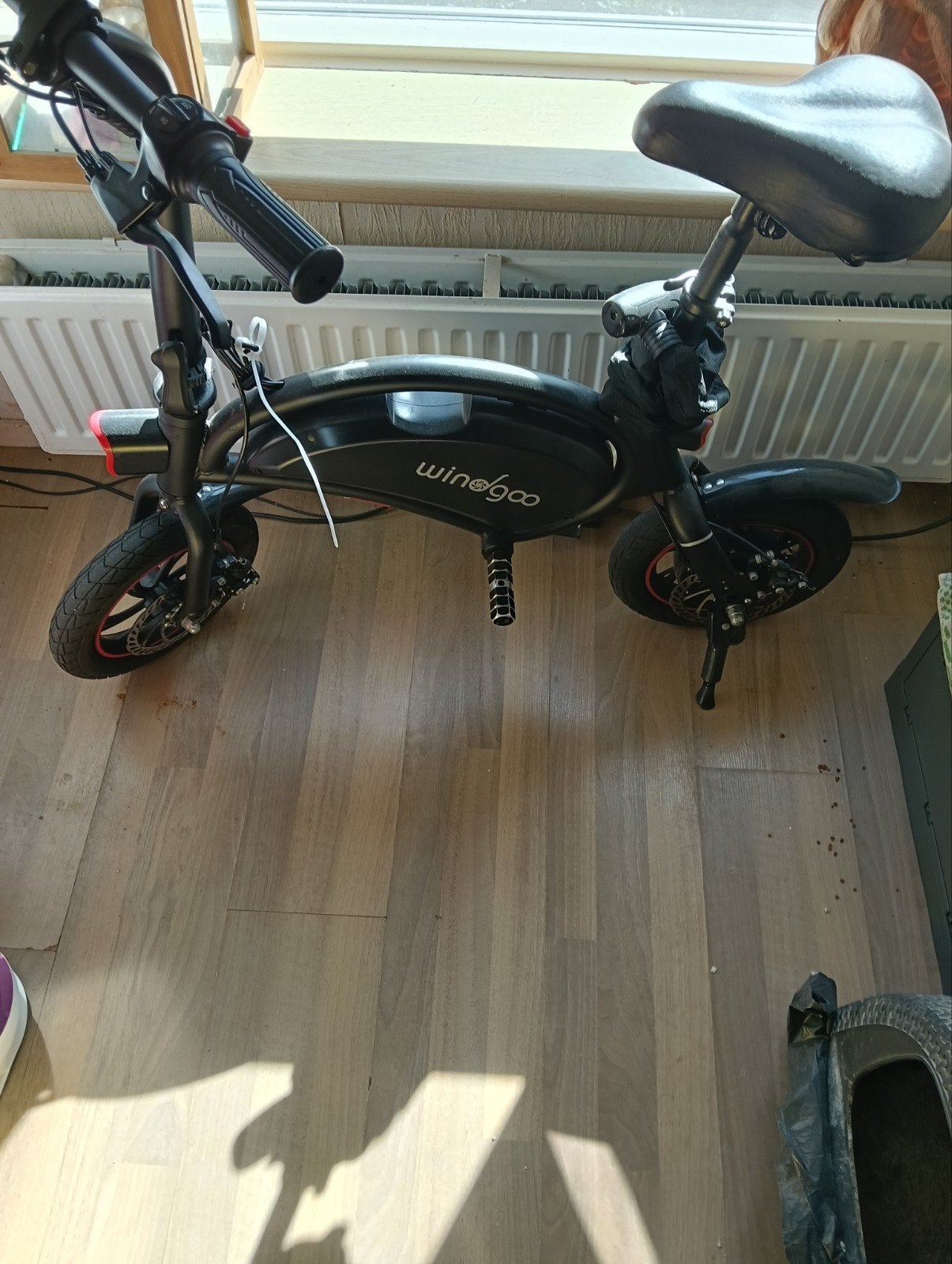 Winegoo opvouwbare elektrische fiets, Fietsen en Brommers, Gebruikt, Minder dan 47 cm, 30 tot 50 km per accu, Ophalen