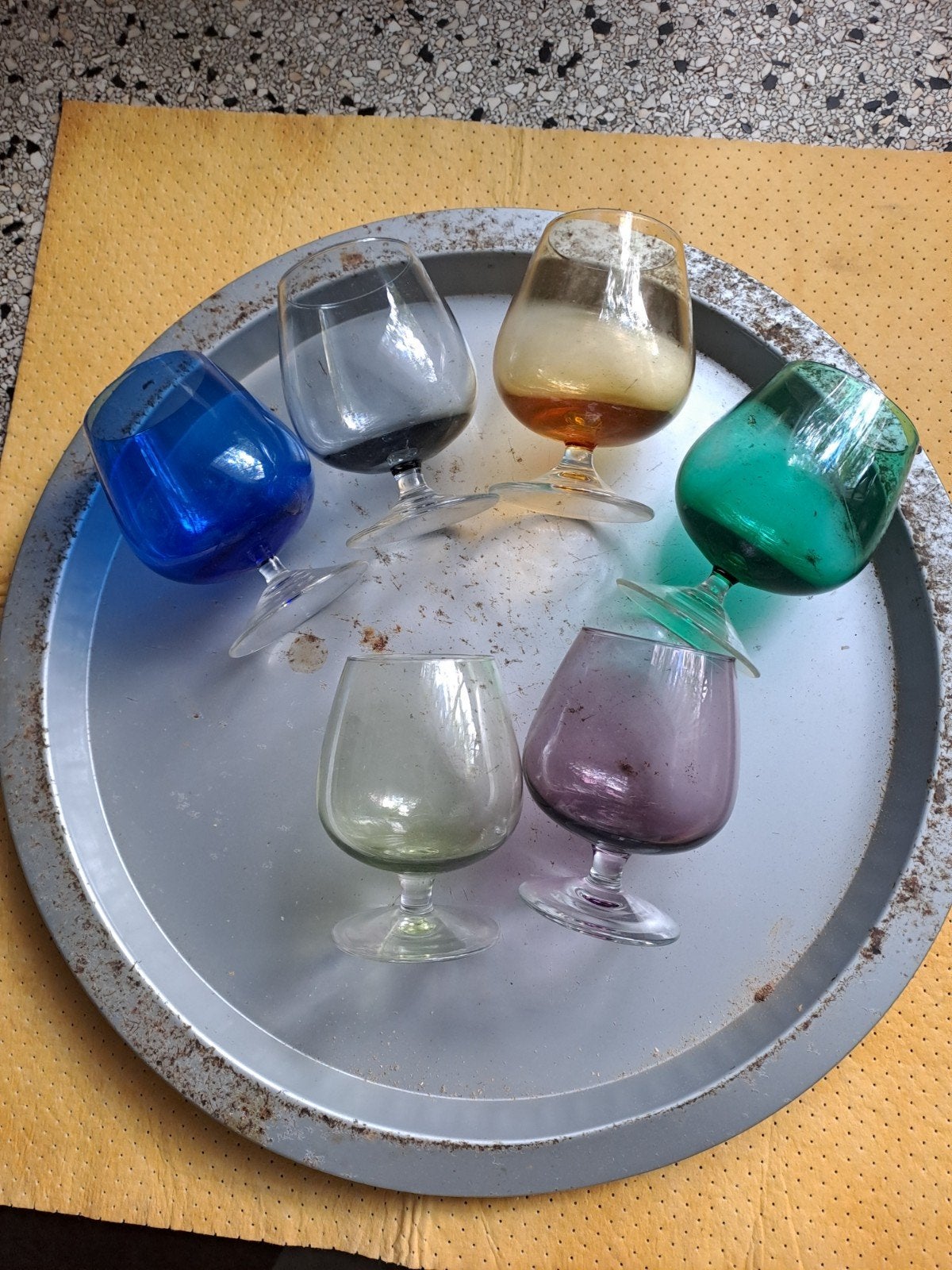 Set van 6  cognacglazen Max Verboeket, Ophalen of Verzenden