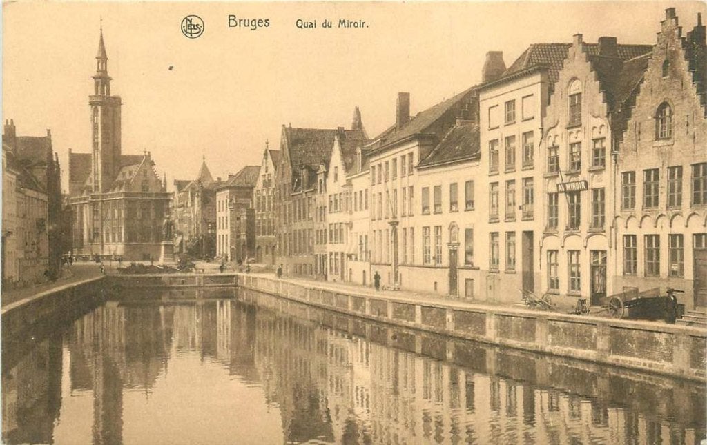 381-114-017 Bruges Qual du Miroir, Verzenden, Voor 1920, Overig Europa
