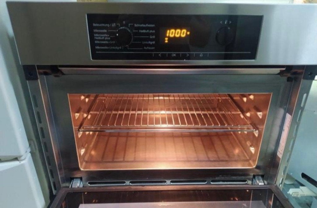 Zeer mooie INBOUW MIELE combi oven/magnetron super Schoon!, Ophalen, Minder dan 45 cm, Inbouw, Miele