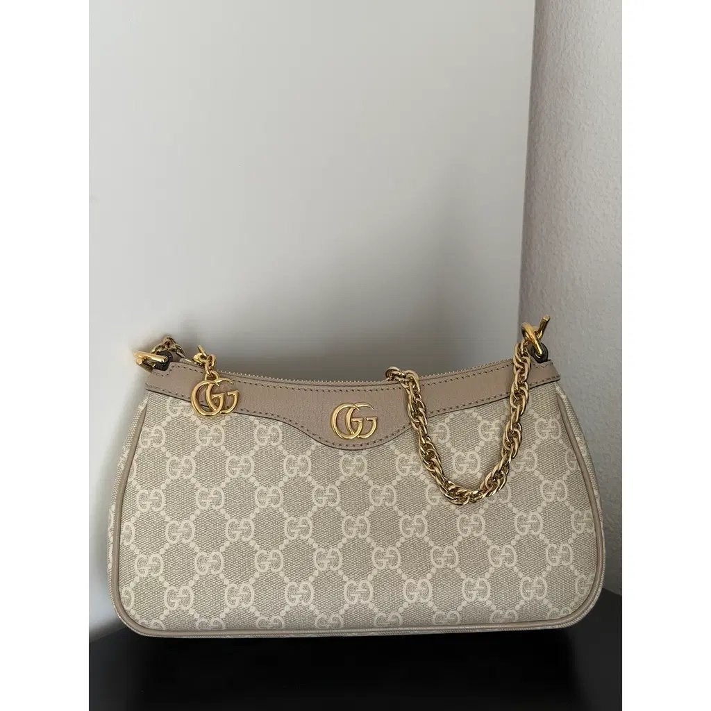 Gucci Ophidia Schoudertas - Zo goed als nieuw, Ophalen of Verzenden, Zo goed als nieuw, Beige, Schoudertasje