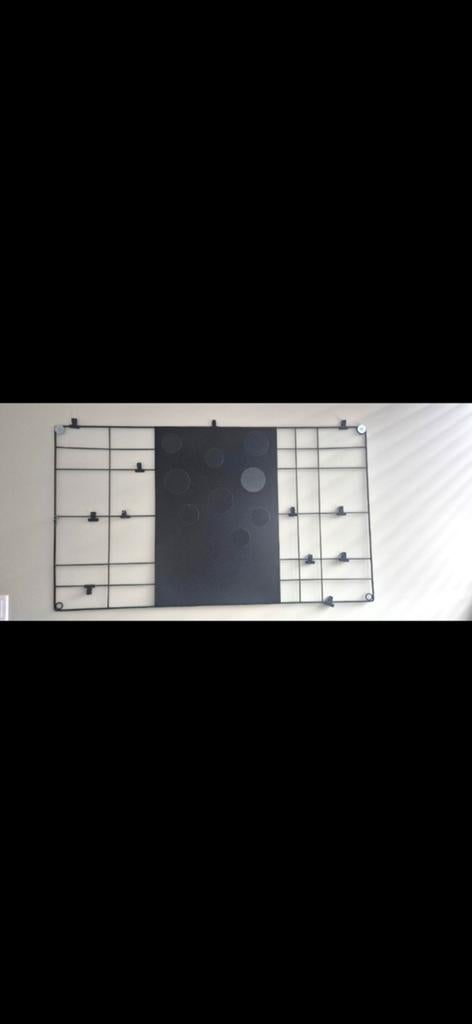 Vt Wonen Wire Memobord 60x105 cm met klemmen en magneten, Ophalen
