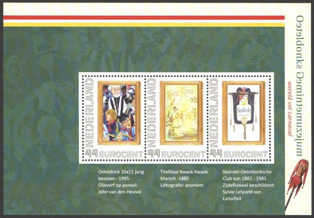 Postzegels Oeteldonks Gemintemuzejum (2), Ophalen of Verzenden, Na 1940, Postfris