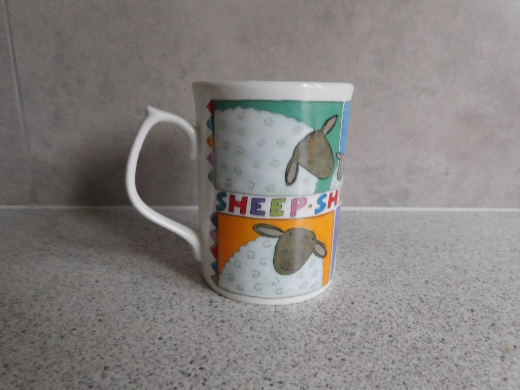 Mok Fine Bone China Schaap Duchess, Overige merken, Zo goed als nieuw, Overige stijlen, Porselein