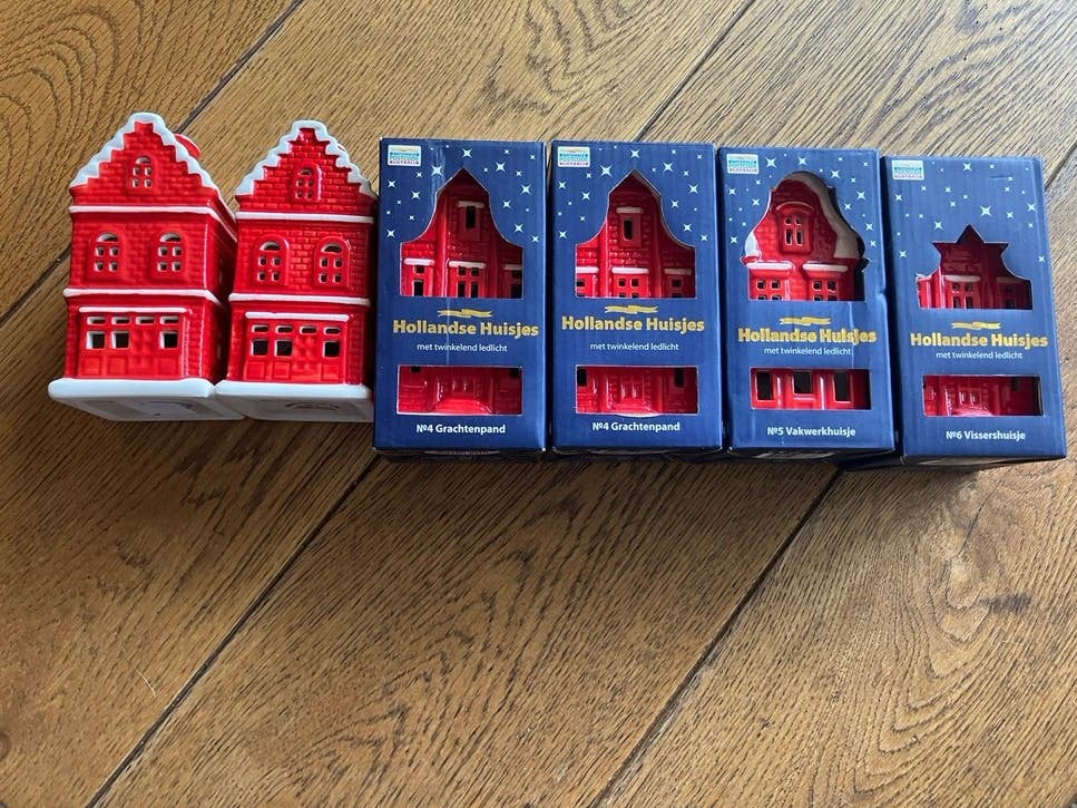Hollandse Huisjes Postcodeloterij - Grachtenpand, Vakwerkhui, Diversen, Ophalen of Verzenden, Nieuw