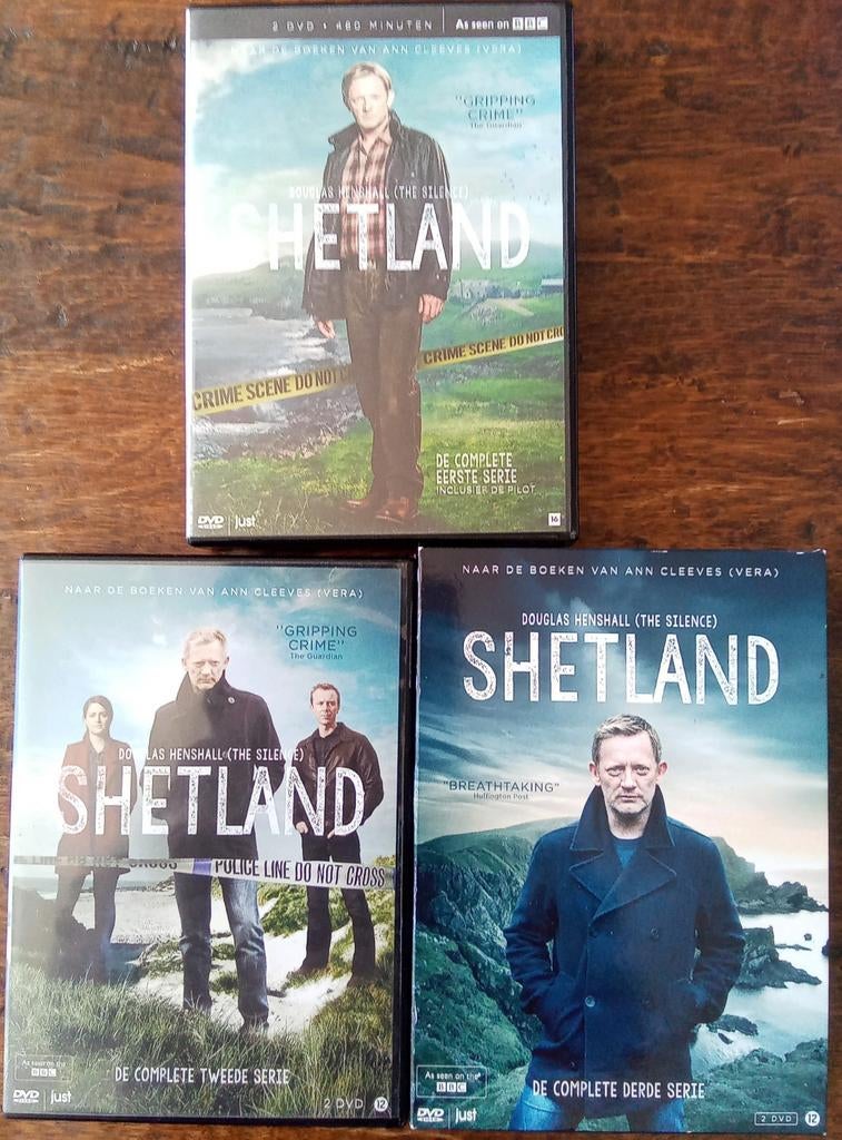 Shetland - Seizoen 1, 2 en 3, Vanaf 16 jaar, Ophalen of Verzenden, Zo goed als nieuw, Thriller