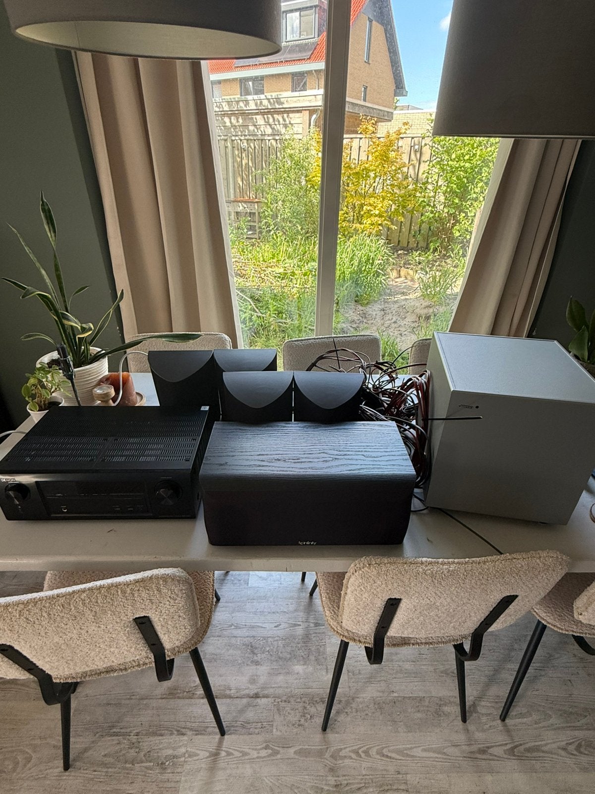 Complete Denon 5.1 Home Cinema Set, Ophalen, Zo goed als nieuw, Speakers, Denon