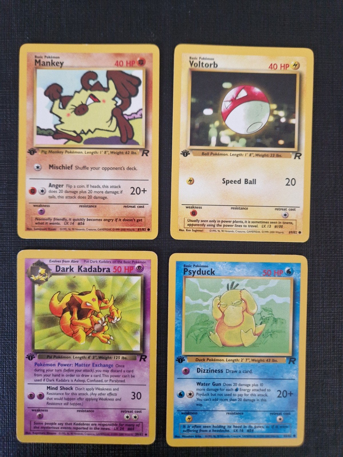Team Rocket 1st edition Pokémon kaartjes. TCG Wotc collect, Hobby en Vrije tijd, Verzamelkaartspellen | Pokémon, Ophalen of Verzenden