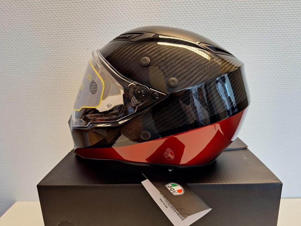 AGV AX9 Mv Agusta Integraalhelm Carbon Rood/Zwart - Maat XL, Nieuw met kaartje, Heren, XL, Ophalen of Verzenden