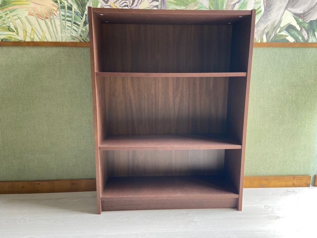 IKEA Billy Boekenkast - Donker Hout - Gebruikt, Goede Staat, Ophalen, Met plank(en), Gebruikt, 100 tot 150 cm
