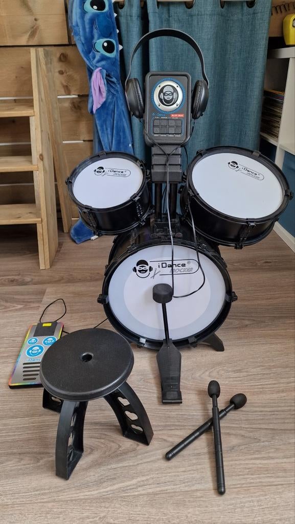 iDance Rocker Elektronisch Drumstel voor Kinderen, Ophalen, Zo goed als nieuw, Overige merken, Elektronisch