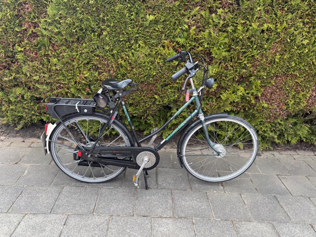 Nette spartamet blauw kenteken lepper zadel prijs 275 euro, Fietsen en Brommers, Ophalen, Zo goed als nieuw, Benzine, Spartamet