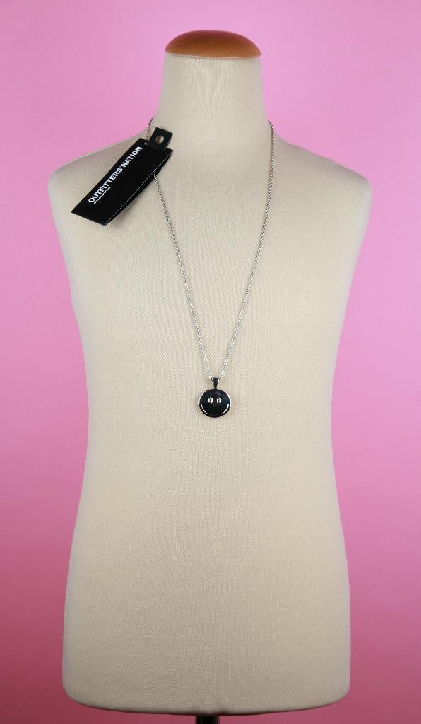 *NIEUW* Outfitters Nation ketting zilver met Smiley 70 cm, Ophalen of Verzenden, Nieuw, Outfitters Nation