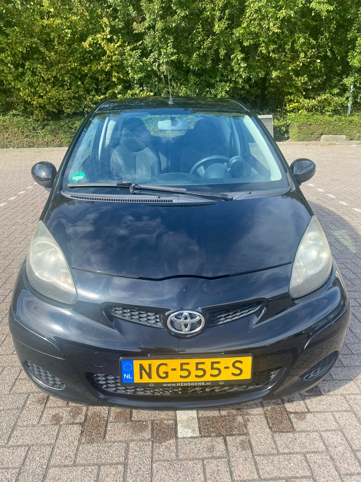 Toyota Aygo 1.0 12V Vvt-i 3DRS MMT 2009 Zwart, Auto's, Voorwielaandrijving, 4 stoelen, Handgeschakeld, Particulier
