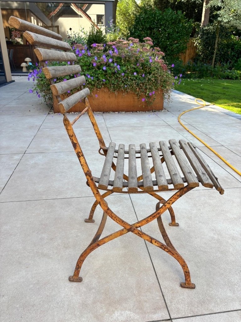 Franse bistrostoel, vintage/ brocante, Antiek en Kunst, Ophalen