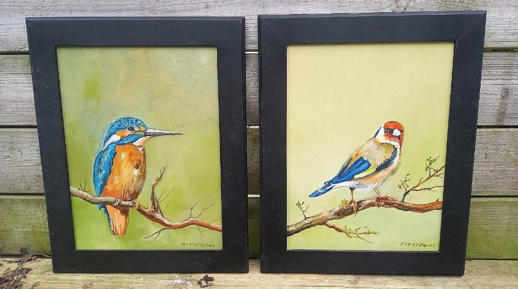 2 luik vogels, Ophalen of Verzenden
