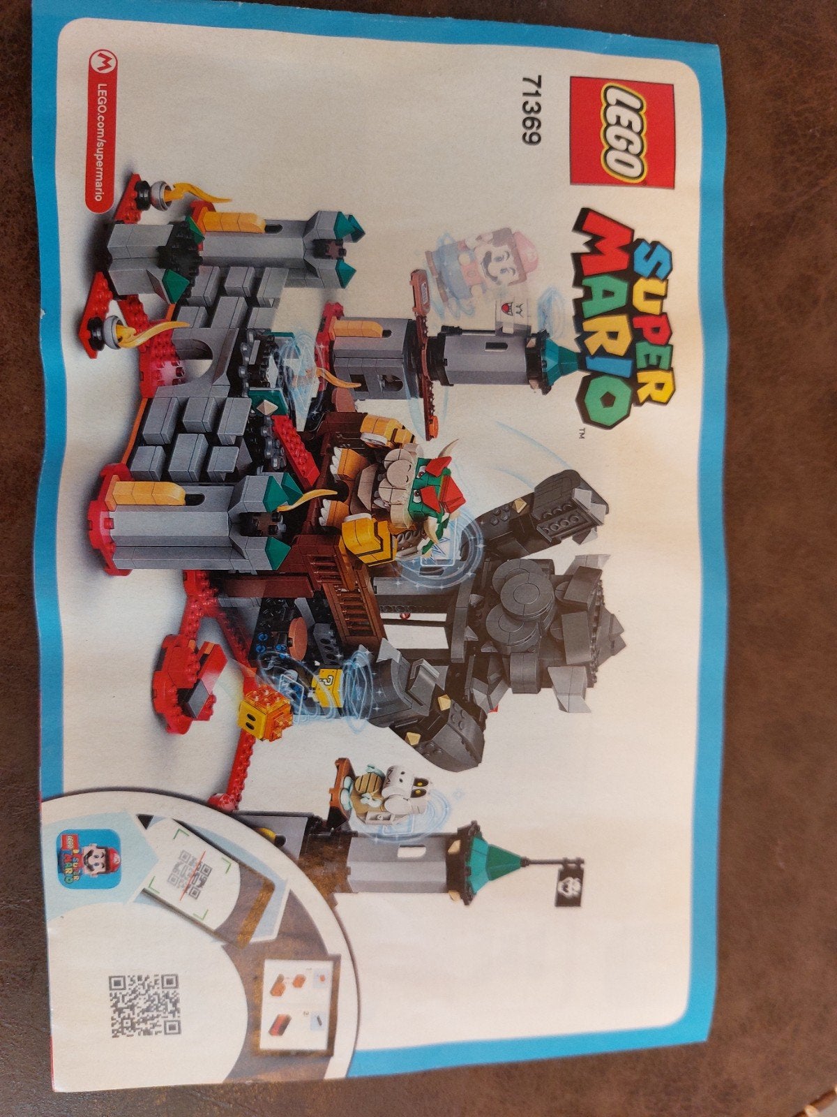 LEGO Super Mario 71369 Bowser's Kasteel (zonder Mario), Ophalen of Verzenden, Zo goed als nieuw